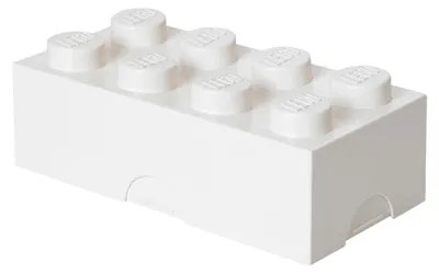 Lunchbox 8 Noten, Weiß, 20 x 10 cm, 950 ml