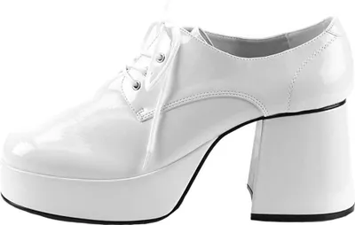 Produktbild von 70er Schuhe Herren weiß Schuhgröße: 48-49