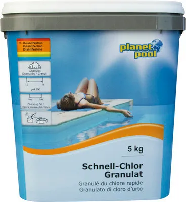 Produktbild von Schnell-Chlor-Granulat Planet Pool 5 kg zur Hoch- und Schnellchlorung