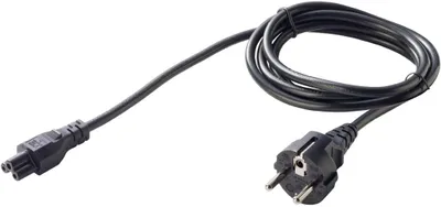 Produktbild von PremiumCord Kabel síťový 230V k notebooku 1m, trojlístek "Mickey Mouse"