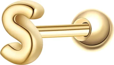 Produktbild von Glanzstücke München Piercing Buchstabe S Sterling Silber 50084918