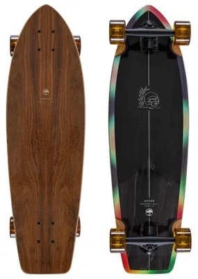 Produktbild von Arbor Groundswell Rally Black 30,5" Cruiser - komplettes Cruiser-Skateboard zum Carven und Cruisen