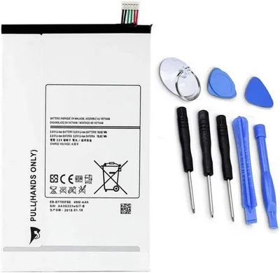 Zdjęcie produktu dla Zamienny akumulator do tabletu Galaxy Tab S 8.4 - 3.8V 4900mAh - bateria litowo-jonowa - niezawodne zamiennik