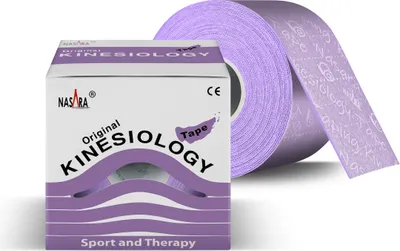 Produktbild von NASARA Kinesiologie Tape 5 m x 50 mm - Lila