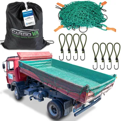 Obrázok produktu pre Inteligentná sieť na prívesné vozidlá, rozmery 3x4 metre, s gumovým lanom a značkami na rohoch