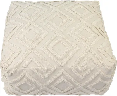 Produktbild von Pouf Can Marca creme 60x60cm – Sitzkissen, Bodenkissen