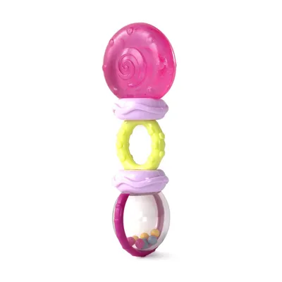 Produktbild von Bright Starts Rattle & Teethe, Mädchen, 3 Monat( e), Mehrfarbig