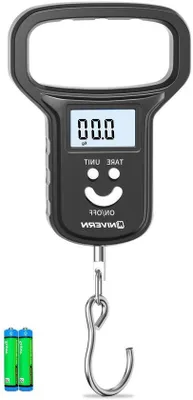 Obrázek produktu pro Váha na zavazadla – cestovní váha – cestování – LCD displej – 167 cm – černá