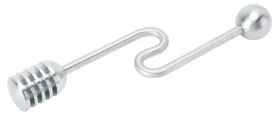 Image de Cuillère à dessert en acier inoxydable 304 pour la maison, bâtonnet mélangeur, ustensile de cuisine