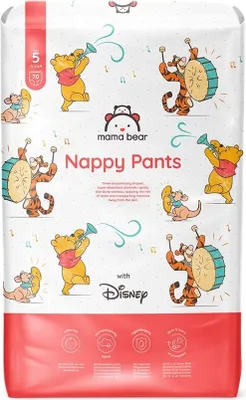 Produktbild von Mama Bear Mama Bär - Disney - 70 Windelhosen - Größe 5 (12-17 kg) - weiß