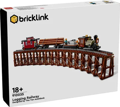 Obrázek produktu pro Přeprava dřeva po železnici - Bricklink LEGO 910035