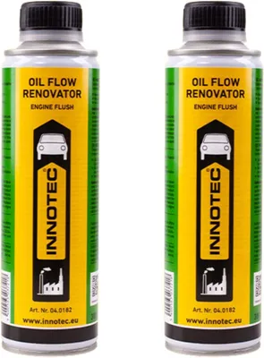 Produktbild von 2 Stück INNOTEC Oil Flow Renovator 300 ml– Motor Innenreiniger & Öl-System Spülung für Benzin & Diesel – reinigt Kurbelgehäuse, Ölkanäle & Kolbenringe