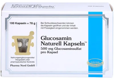Obrázek produktu pro Glukosamin přírodní kapsle Pharma Nord, 100 kapslí