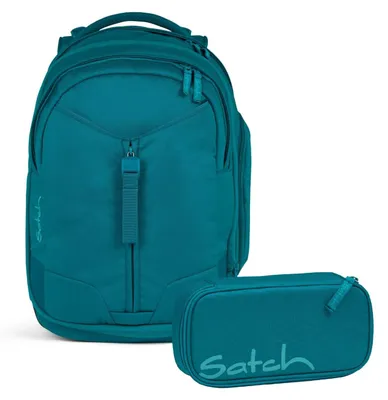 Produktbild von Satch Schulrucksack-Set MATCH Deep Petrol 2-teilig, inkl. Mäppchen