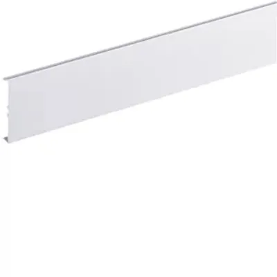 Produktbild von Hager Brüstungskanal-Oberteil aus Aluminium, 80mm, natureloxiert, Stange mit 2m, 1 Stk.