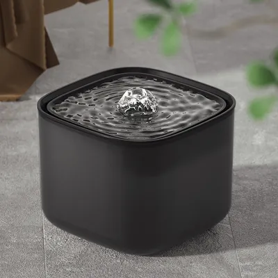 Image de INF Fontaine à eau automatique pour animaux de compagnie - Capacité de 3L, Gris