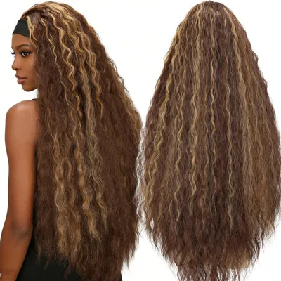 Zdjęcie produktu dla Opaska na włosy, przedłużanie włosów - kręcone włosy - 96 cm