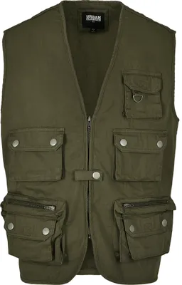 Produktbild von Urban Classics - WORKER Weste dunkeloliv - 5XL