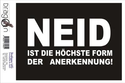 Produktbild von Aufkleber / Autoaufkleber - JDM / Die cut / Auto / OEM - Neid - 210x110mm gelb - Heckscheibe / Heckscheibenaufkleber