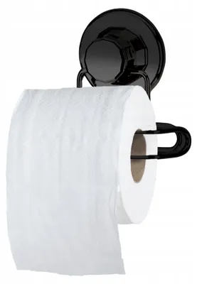 Obrázok produktu pre Držiak na toaletový papier SEPIO, čierny, 13,2 x 8,5 x 13,5 cm