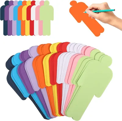 Obrázok produktu pre Balenie 200 moderátorských kariet, 20 x 8 cm, 10 farieb, popisovateľné, na prezentácie