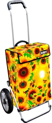 Produktbild von James Einkaufstrolley - MIRASOL - stabiler Einkaufswagen mit individuellem Design - einfarbig: gelb in Ausführung: Royal-Leichtraeder