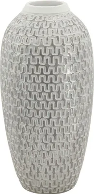 Produktbild von Mauro Ferretti Wave Vase Ø 21x43 cm gold weiß