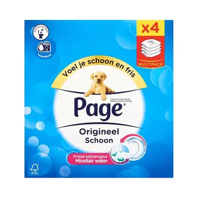 Produktbild von Seite - Feuchter Toilettenpapier Seite vollständig sauber 38 Haut | Multipack einen 4 -Anzug
