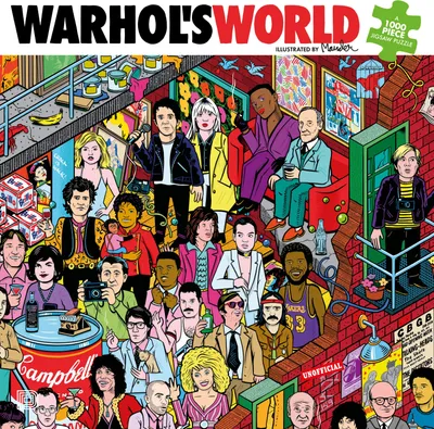 Produktbild von Warhol's World: 1000 Piece Jigsaw Puzzle