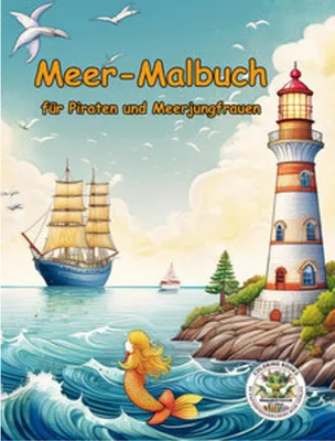 Produktbild von Meer-Malbuch für Piraten und Meerjungfrauen
