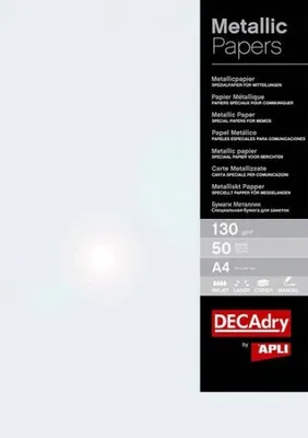 Obrázek produktu pro Metalický papír A4 130 g - perleťový 50 ks