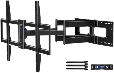 Image de Support mural pivotant pour téléviseur, compatible avec les écrans de 65 à 120 pouces, norme VESA maximale 900x600, capacité de charge maximale de 100 kg