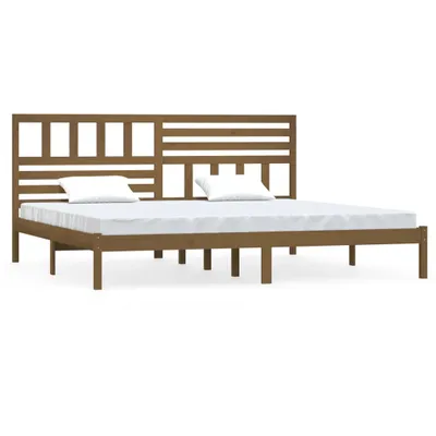 Obrázek produktu pro vidaXL Postel z masivu Honey Brown Pine 200x200 cm