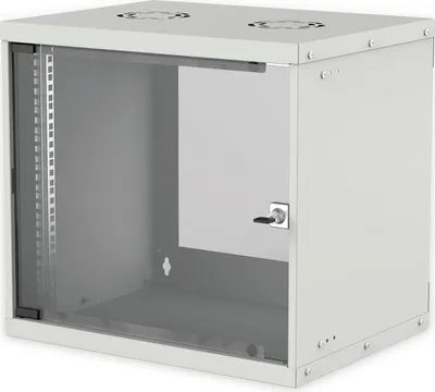 Produktbild von INTELLINET Wandverteiler 19" 9 HE 540x560 Flatpack grau