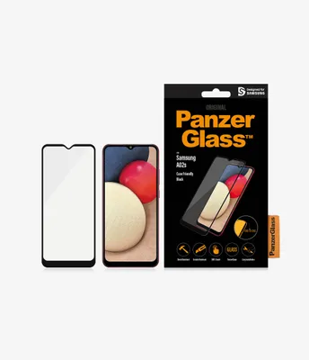 Image de Szkło Hartowane Panzerglass E2E Super+ Antybakteryjne Na Samsung Galaxy A02S - Z Czarną Ramką