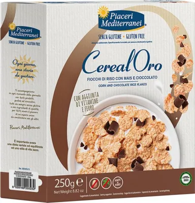 Produktbild von Piaceri Mediterranei Flakes mit Schokolade 250g