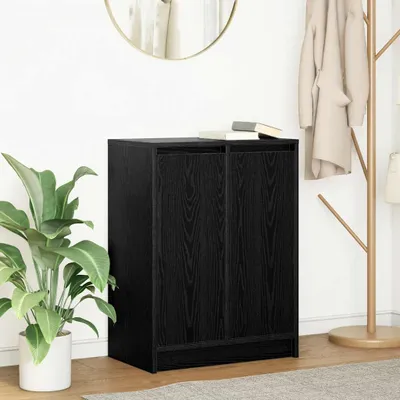 Produktbild von vidaXL Sideboard Schwarz Eichen-Optik 57x34x76 cm Holzwerkstoff