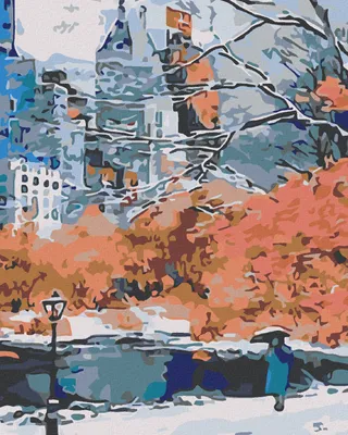 Produktbild von Zuty - Malen nach Zahlen - PARK IN NEW YORK, 40x50 cm, ohne Keilrahmen