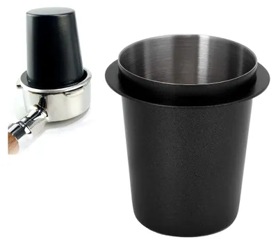 Produktbild von Kaffee-Dosierbecher, 58 mm Edelstahl-Kaffeemaschinengriff, Dosierwerkzeug-Zubehör