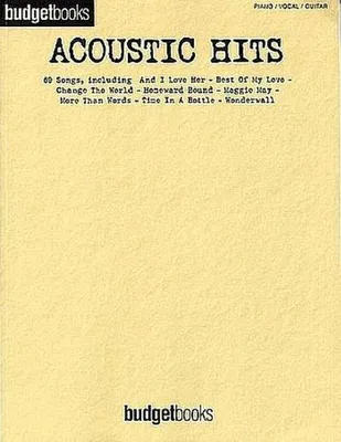 Produktbild von Acoustic Hits, Songbook