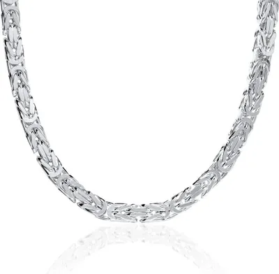 Produktbild von 925 Silber Königskette 6mm - Länge wählbar KK0060 (Länge: 60cm)