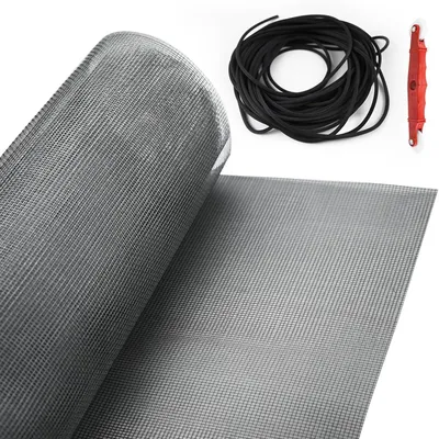 Productafbeelding van Vliegenhorgafbeelding, rol van 500 x 150 cm. Insectenwerend, geschikt voor ramen. Kan worden gesneden, scheurbestendig en duurzaam