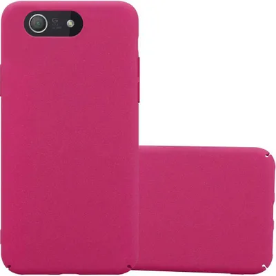 Produktbild von Cadorabo Schutzhülle für Sony Xperia Z3 COMPACT Hülle in Pink Etui Hard Case Handyhülle Cover