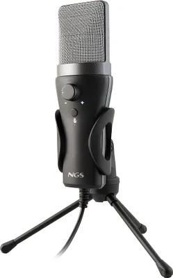 Imagen del producto de NGS Micrófono PC Usb con soporte tripode
