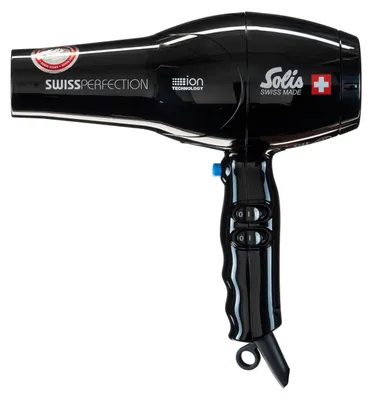 Zdjęcie produktu dla Solis Swiss Perfection, Prąd przemienny, Czarny, Kółko do wieszania, 1,8 m, Szwajcaria, 2300 W