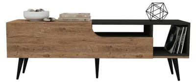 Produktbild von Tinnura - TV-Schrank, 150x30x50h cm Eiche Braun, ein Regal