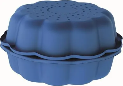 Obrázok produktu pre Plastové pieskovisko Kvet 2 76 cm - modré
