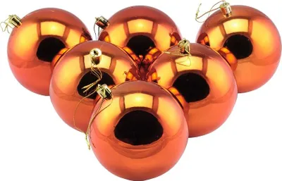 Produktbild von DECOLED Kunststoffkugel, Ø 10 cm, Kupfer, 6x glänzend