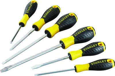 Image de Stanley Tools - 0-60-209 Jeu de tournevis Essential 6 pces SL / PH