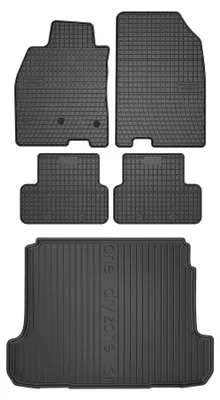 Obrázek produktu pro Gumové autokoberce SolidPRO + vana kufru DryZone pro: Renault Fluence 2009-2012 sedan 5 ks